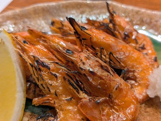浜松市内の飲食店で提供されているNTTグリーン＆フードの“幸えび”