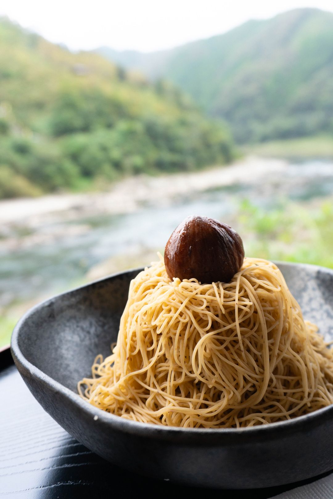 道の駅でも大人気の「焼きモンブラン」