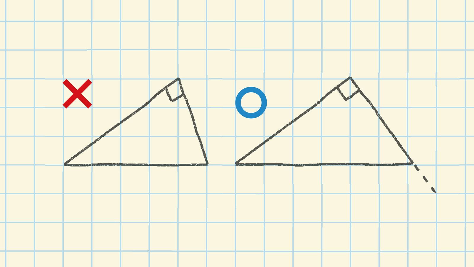 開成や桜蔭に合格する子も描いてしまう…二等辺ではない二等辺三角形､直角ではない直角三角形｢実例｣ 大人でも簡単にできそうで描けない