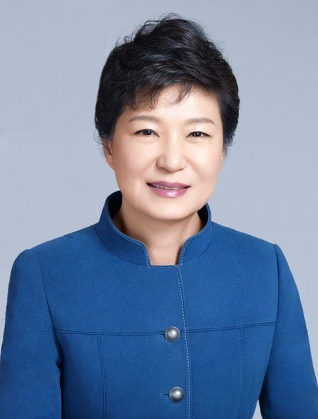 朴槿恵氏の肖像画