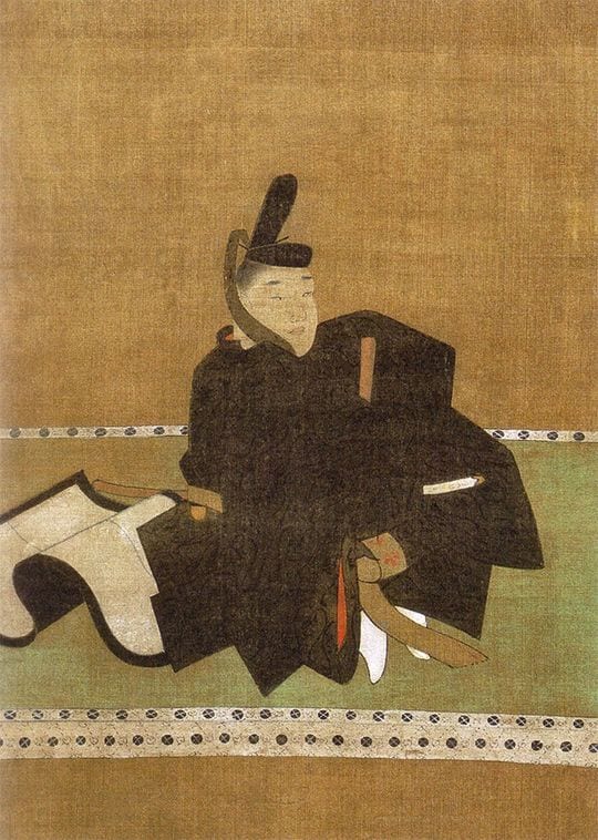 伝・花野光明作「豊臣秀頼像」(江戸時代、東京藝術大学所蔵、PD-Japan/Wikimedia Commons)