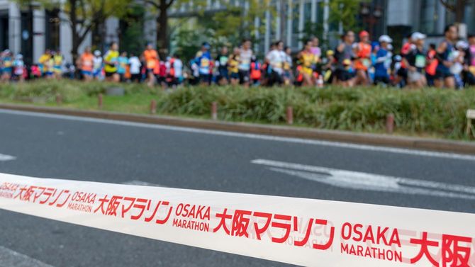 2018年11月25日に開催された大阪マラソン
