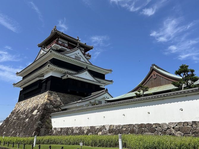 清洲城公園側からの清洲城