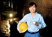 予想外の現場仕事。マンホール下に広がる迷宮に魅せられて　－明電舎・齋藤千穂さん