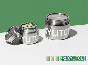 ロッテのキシリトールガムの容器。（写真提供＝ループ・ジャパン）