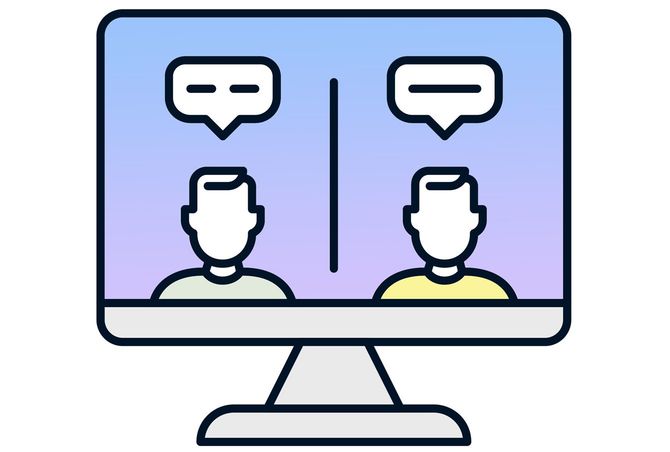 ビデオ会議のアイコン