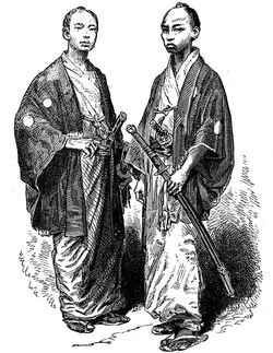 江戸時代の人をイメージしたイラスト