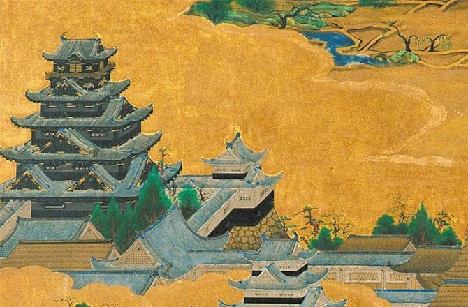 大坂夏の陣図屏風、部分（図版＝National Geographic／CC-PD-Mark／Wikimedia Commons）