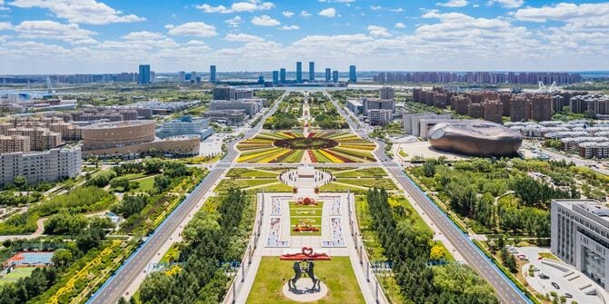 南モンゴルのジンギスカン広場