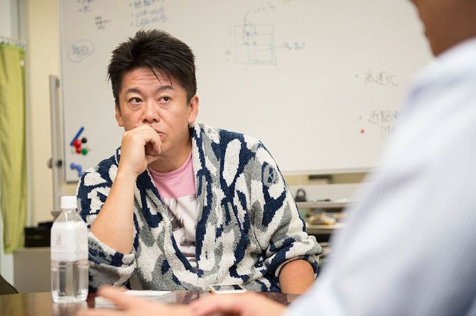 実業家の堀江貴文氏