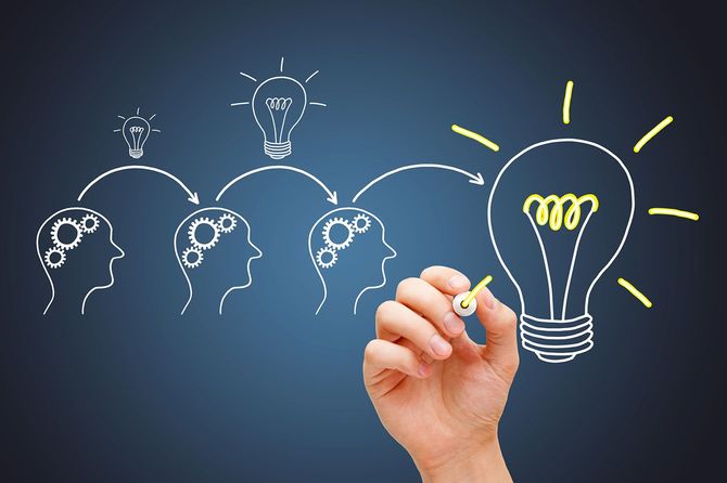 考えをまとめるイメージ