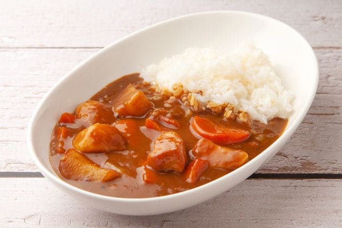 野菜たっぷりのポークカレーライス