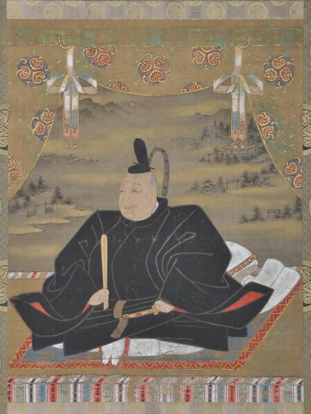徳川家康の肖像。江戸時代前期に描かれたもの（画像＝堺市博物館）
