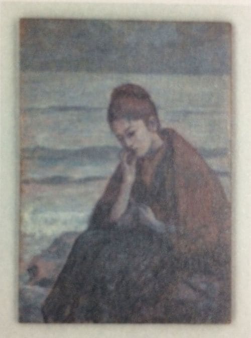 黒田清輝による『不如帰』の口絵原画「浪子像」、1900年