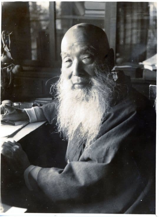 晩年の本多静六。ほとんどすべての蓄財を寄附に回した