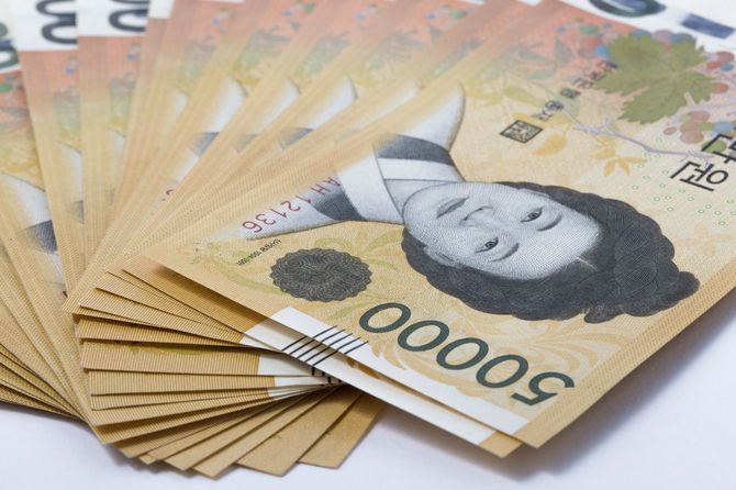 韓国の紙幣