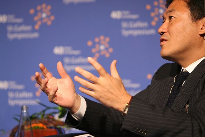 三木谷浩史氏〔写真＝Universitätsarchiv St.Gallen (HSG)／CC-BY-SA-4.0／Wikimedia Commons〕