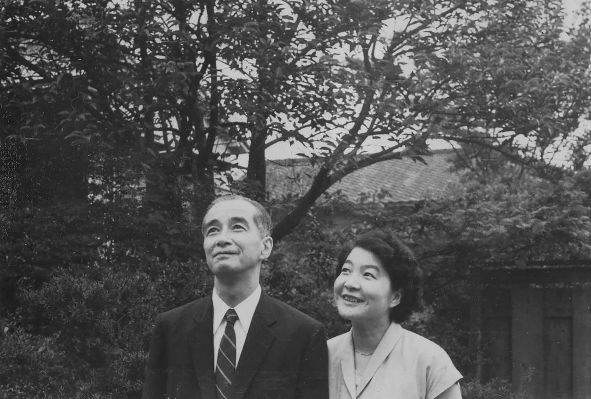 三淵嘉子、乾太郎夫妻、1957年9月