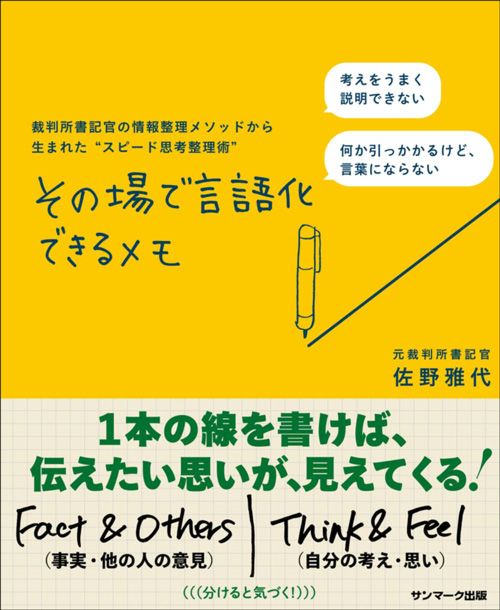 佐野雅代『その場で言語化できるメモ』（サンマーク出版）