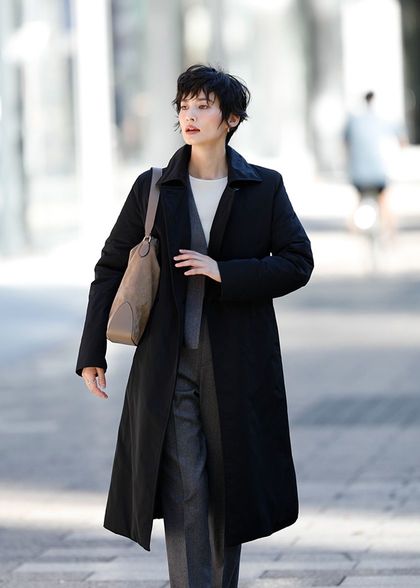 コート着用モデル