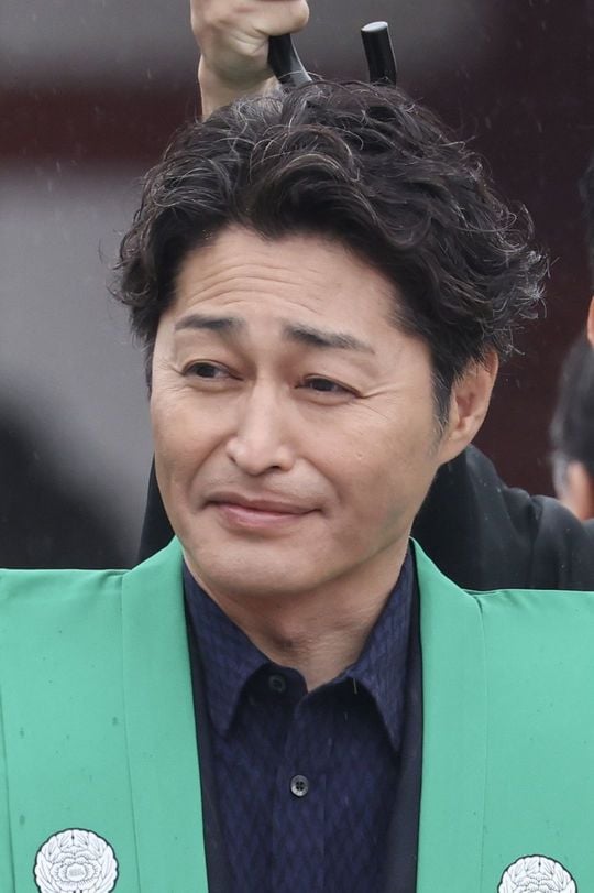 2025年2月2日、成田山新勝寺「節分会」での安田顕（千葉県成田市）