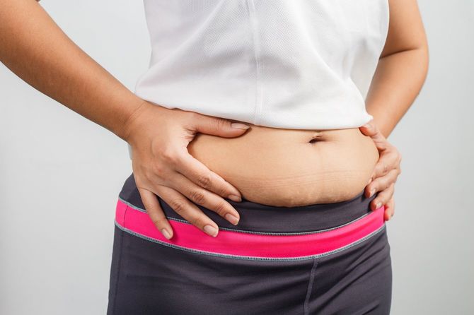 太ったおなか