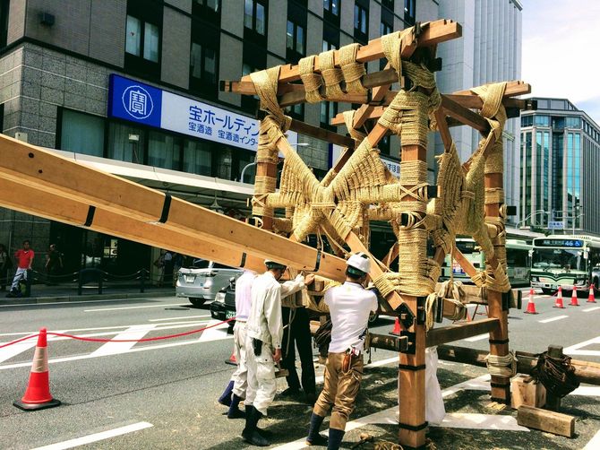 月鉾（祇園祭において前祭で巡行する山鉾）