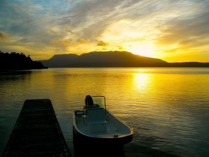 著者の自宅近くの湖