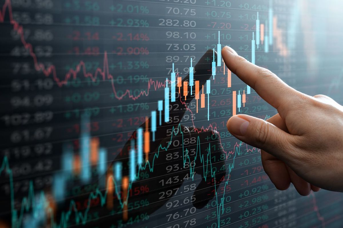 ローソク足チャートと金融市場のデータ