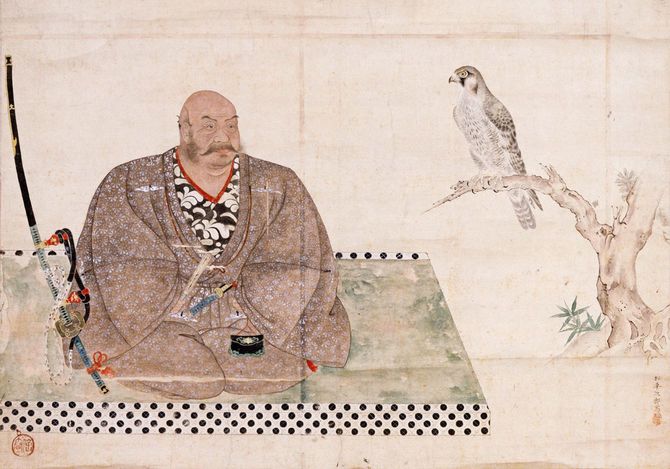 伝武田信玄像模本、ただし現在は能登畠山家の肖像とされる