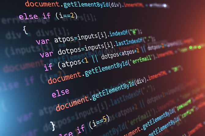 プログラミング ソース コードの抽象的な背景