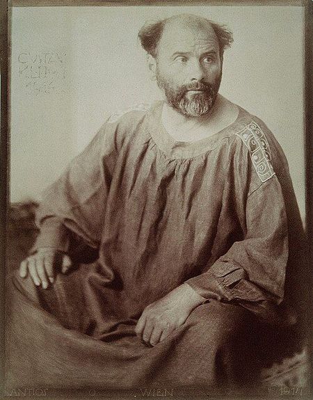 グスタフ・クリムトの肖像写真