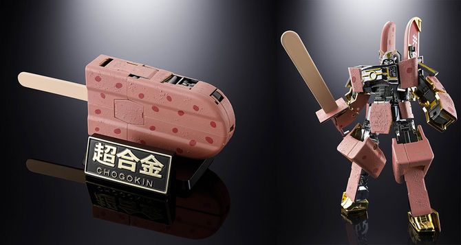 BANDAI SPIRITSと井村屋がコラボした「超合金 あずきバーロボ」