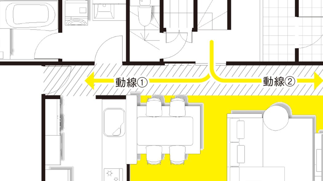 建築士なら一目でわかる…部屋が狭いと嘆く人が見落としている"間取り図には表れないもの"   狭いリビング･ダイニングを広く見せる家具配置の絶対ルール