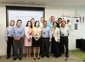 Global Compliance Meeting にて(写真=本人提供)