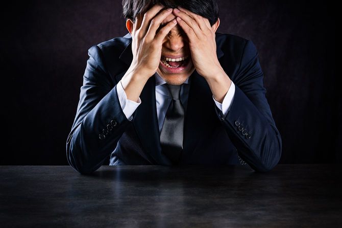 落ち込んだビジネスマン