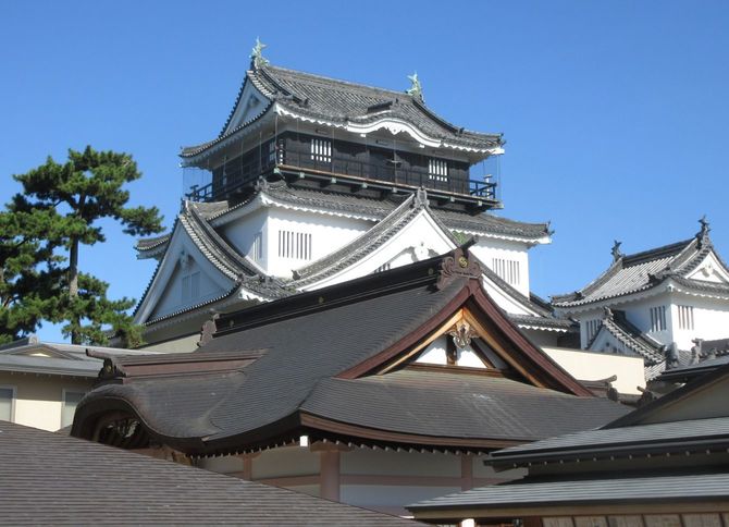 家康が帰還した岡崎城(現在)