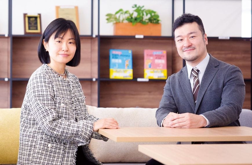 塩尻誠子さん（左）と松田亮司リーダー