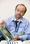 西村隆司所長。「パワーデバイスは、三菱電機の他製品とのシナジー効果が非常に大きい」。