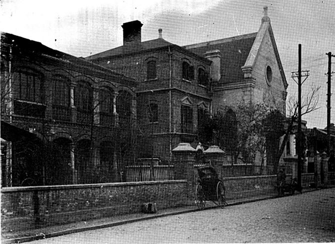 上海に建てられた東本願寺別院（明治41年）