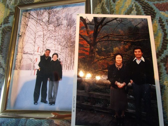 若かりし日の道場六三郎さんと妻の歌子さん