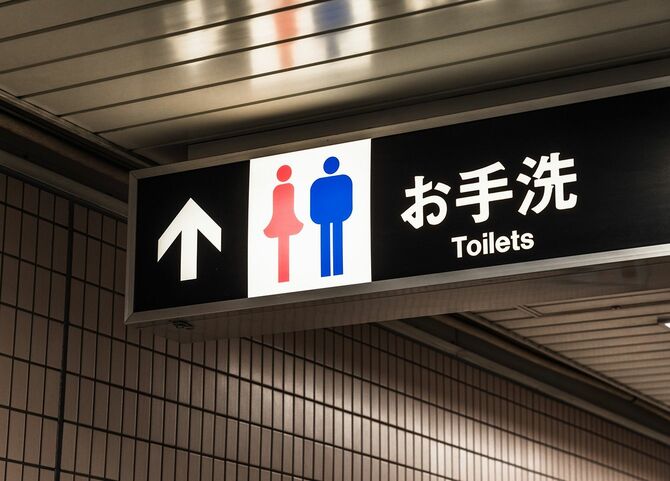 トイレの標示