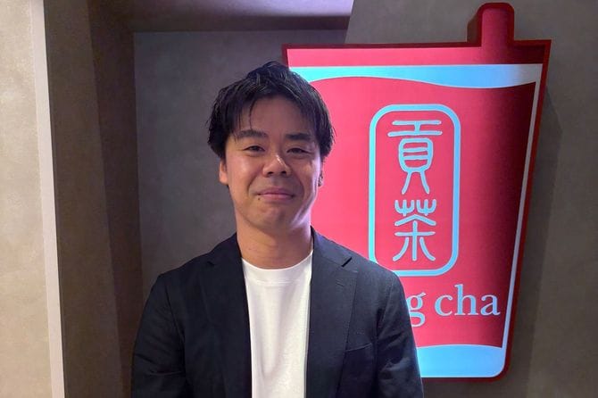 ゴンチャ ジャパン経営企画本部長の酒井洵氏