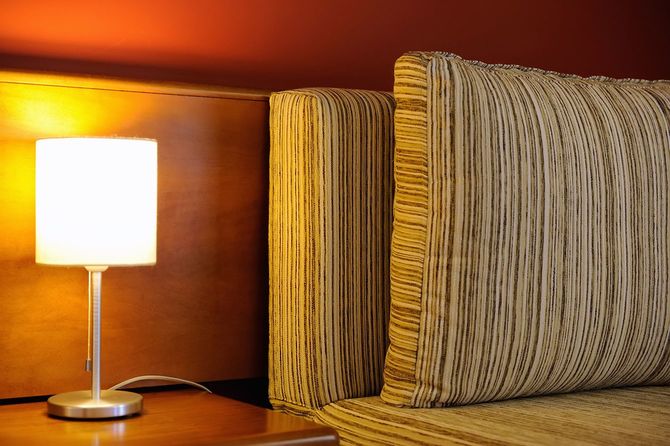 ホテルの部屋のインテリア