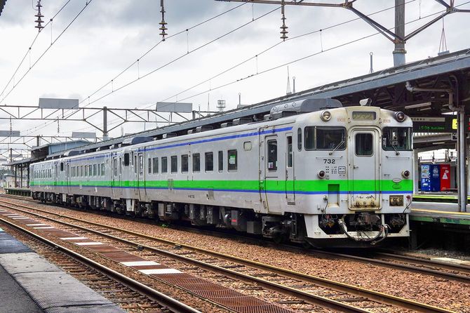 岩見沢駅のローカル列車