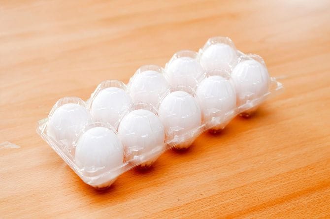 10個入りの卵パック