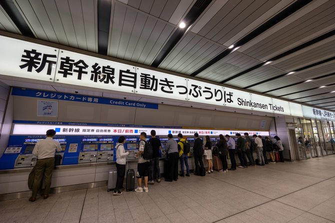 新大阪駅の新幹線きっぷ売り場