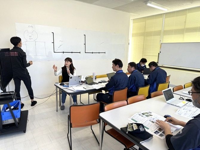 風船会計を教える松本めぐみさん