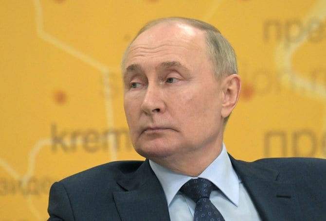 2024年3月5日、ロシアのウラジーミル・プーチン大統領は、ロシアのスタブロポリ州ソルネクノドルスクで農業団地の代表者と会見した。