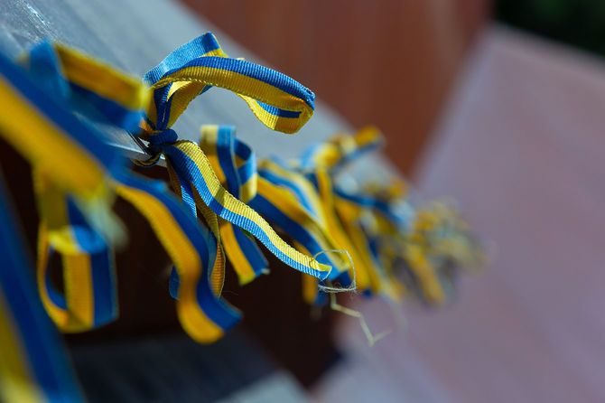 ウクライナの国旗カラー